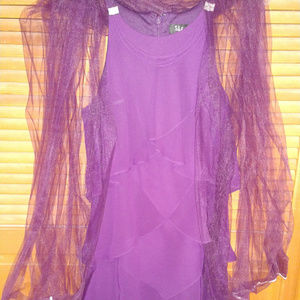 Sleeveless flapper dress